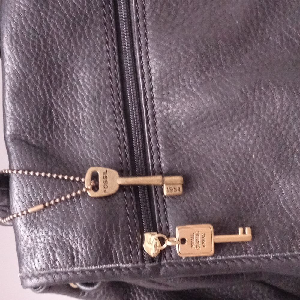 Fossil Black Backpack - image 2